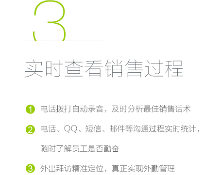 实时查看销售过程